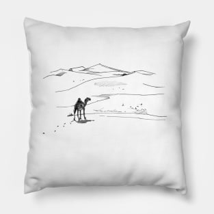 Camel Art Pillow