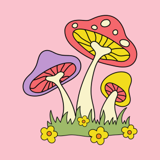 Cute Mushrooms T-Shirt