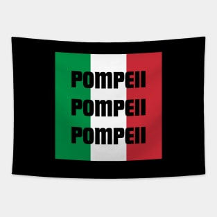 Pompeii in Italian Flag Colors Tapestry