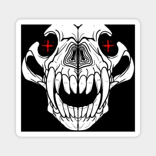 DOG SKULL Magnet