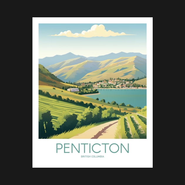 PENTICTON by MarkedArtPrints