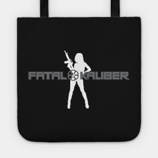 Femme Fatal Silhouette Grey Logo Tote