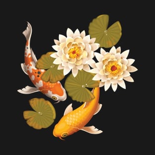 Yin-Yang Koi Fish Japan Carp T-Shirt