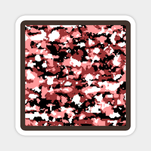 White Chocolate Digital Camouflage Magnet