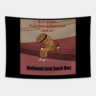 National Lost Sock Memorial Day Tapestry