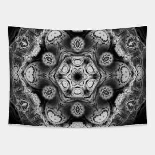 Magical black and white mandala 004 Tapestry