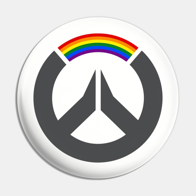 Overwatch Pride Pin by whitewaking