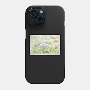 Summer wildflowers watercolour Phone Case