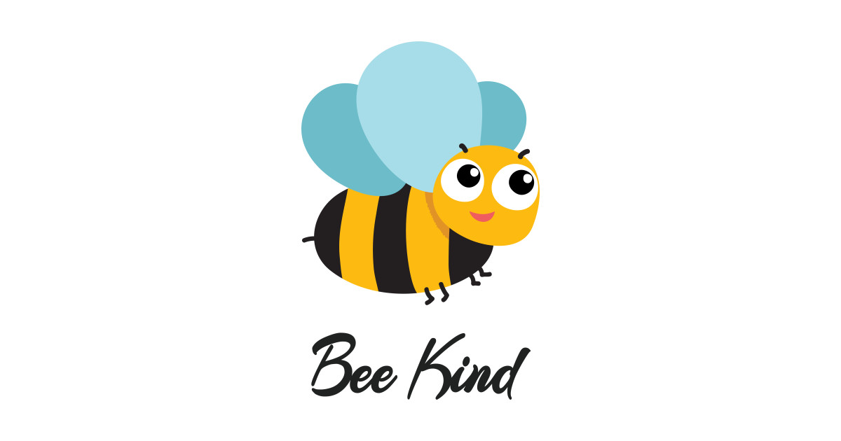 Download Bee Kind - Cute Bee Design - Bee - Posters and Art Prints ...