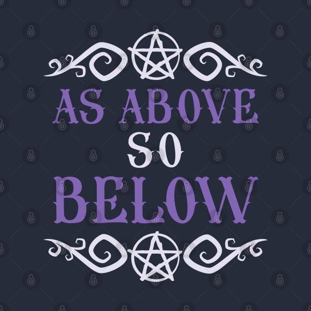 As Above So Below Hermetic Hermeticism Design by Witchy Ways