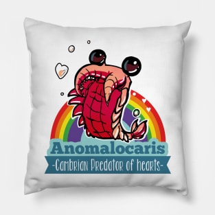 Anomalocaris cambrian predator of hearts Pillow