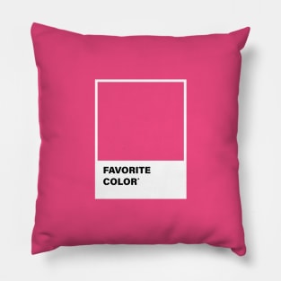 FAVORITE COLOR Pillow