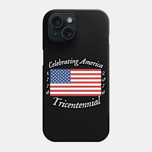 Tricentennial White/Black Phone Case