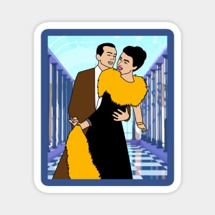 Couple Dancing Romantic Dance Magnet