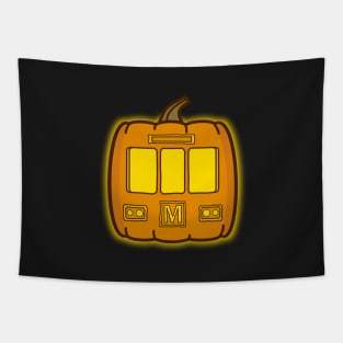 Pumpkin Metro Tapestry