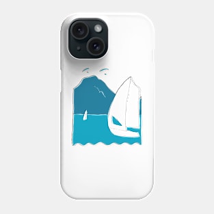 sailing and paragliding Phone Case