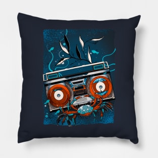 Radio underwater design Pillow