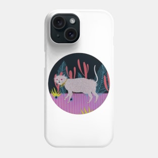 Nighttime Alley Cat Phone Case