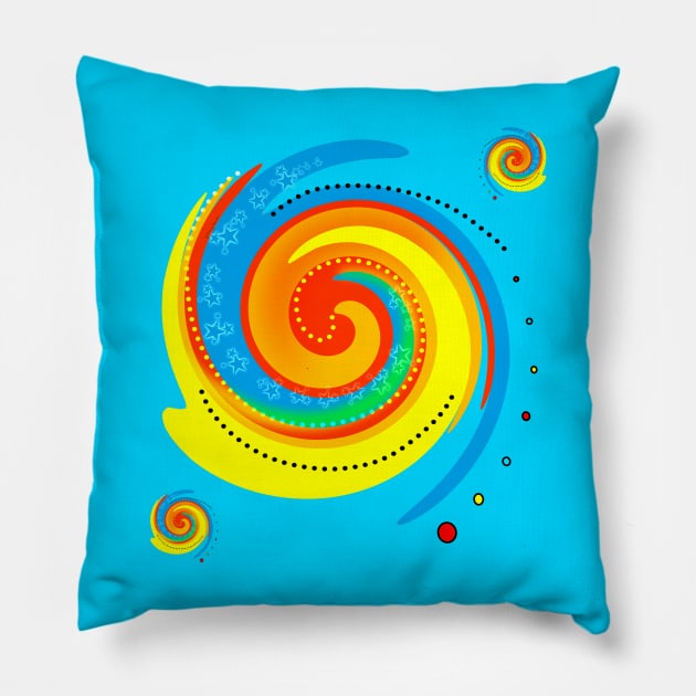 Radiate! Pillow by DitzyDonutsDesigns