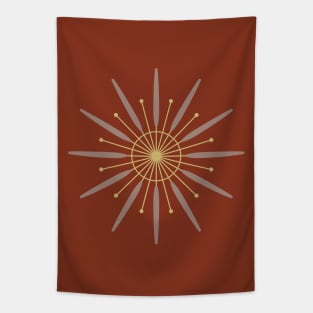 Mid-Mod Starburst Tapestry