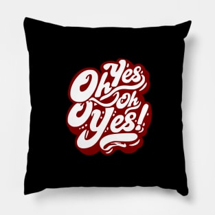 COX - TECHNO MUSIC OH YES OH YES red hardcore edition Pillow