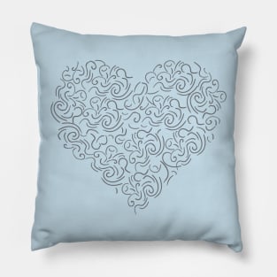 Impressionist's Heart Pillow