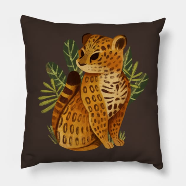 Jaguar Pillow by Blanquiurris