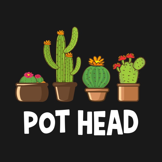 Pot Head Cactus Gift by Delightful Designs