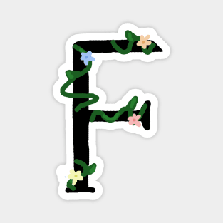 "F" initial Magnet