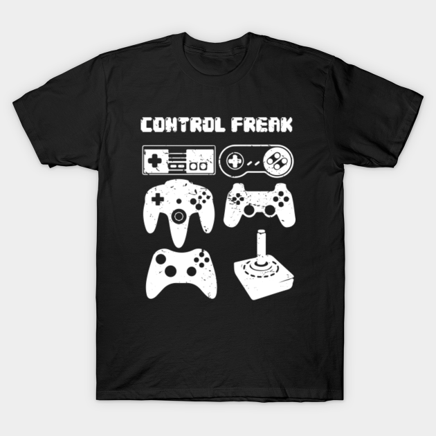 Control Freak Vintage Gaming controllers - Gaming - T-Shirt | TeePublic