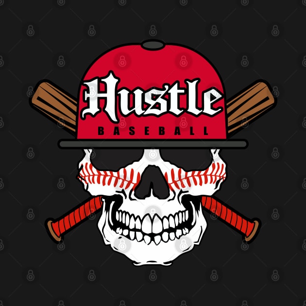 Hustle Baseball Logo by DavesTees