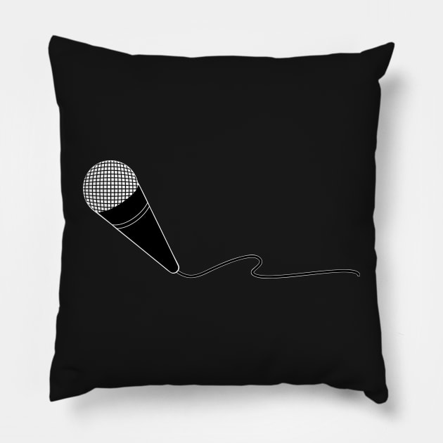 Microphone Pillow by THP Creative