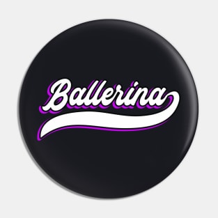 Ballerina vintage typeface Pin