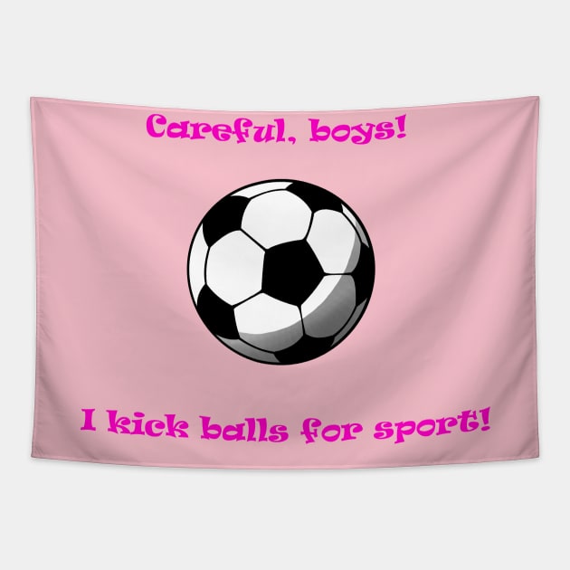 Careful, boys! Tapestry by Loony's Looney Wares