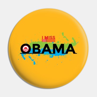 I miss obama cool Pin