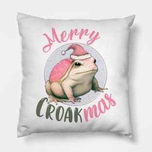 Merry Croakmas Pillow