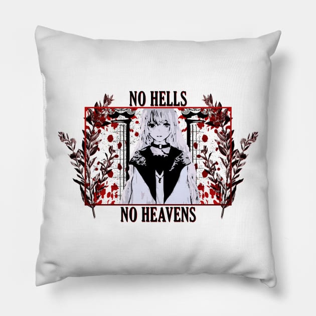 No Hells. No Heavens. Pillow by giovanniiiii