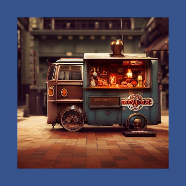 Steampunk Tokyo Ramen Food Truck by Grassroots Green