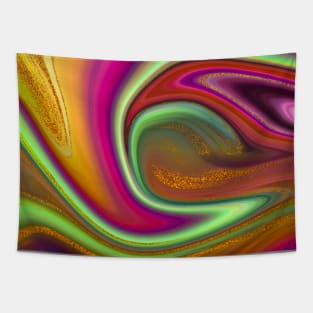 Glitter Liquid Marble 5 Tapestry