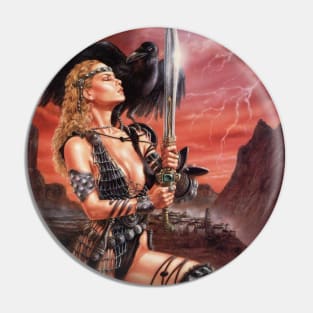 Fantasy Artwork - Red Sonya Pin