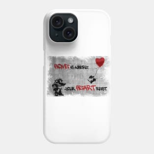 UP BANKSY WALL Phone Case