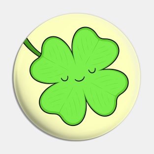 Happy Lucky Clover Pin