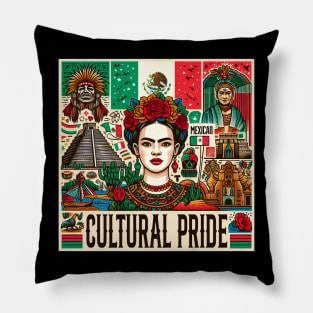 Cultural Pride , that celebrates Mexican heritage and history, Cinco de Mayo Pillow