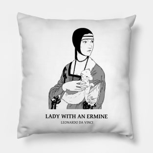 Lady with an ermine Pillow