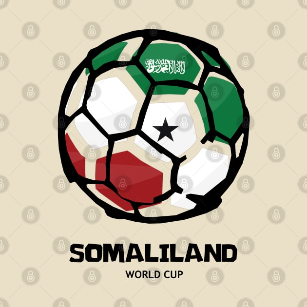 Somaliland Football Country Flag by KewaleeTee