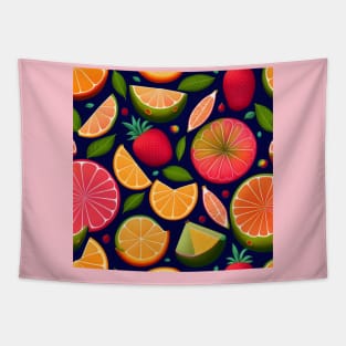 Strawberry Orange Tapestry