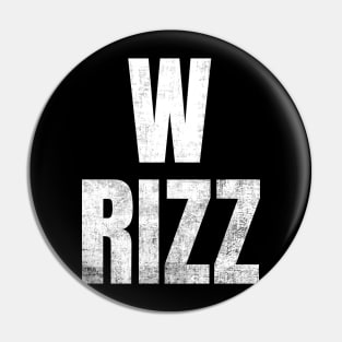 W Rizz Pin