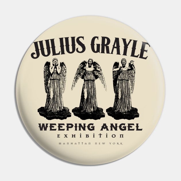 Weeping Angel Museum Pin by MindsparkCreative