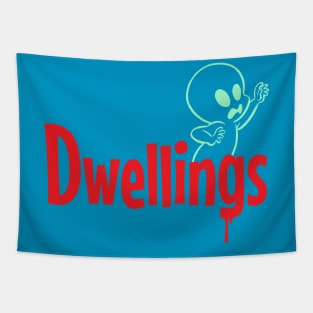 Dwellings - Ghost Logo Tapestry