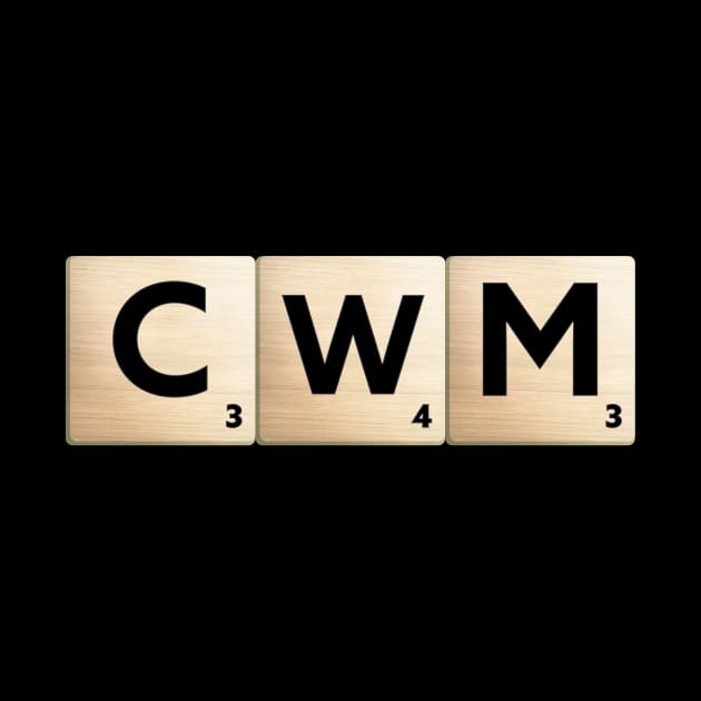 CWM Scrabble by Scrabble Shirt Bizarre